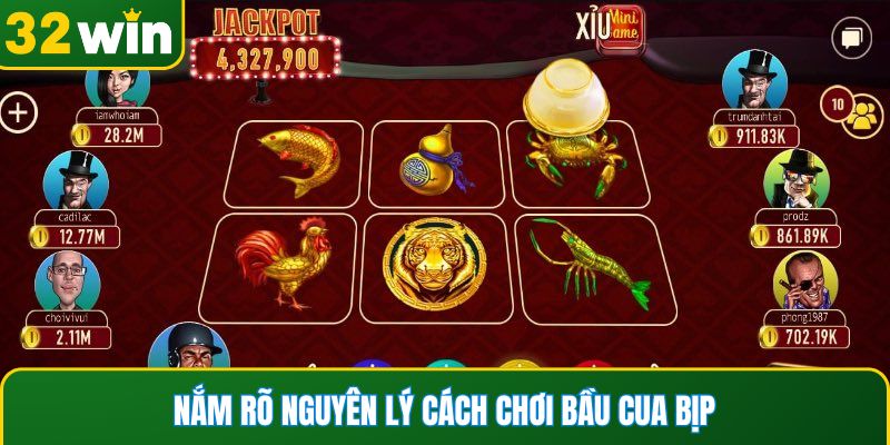 Nắm rõ nguyên lý cách chơi bầu cua bịp