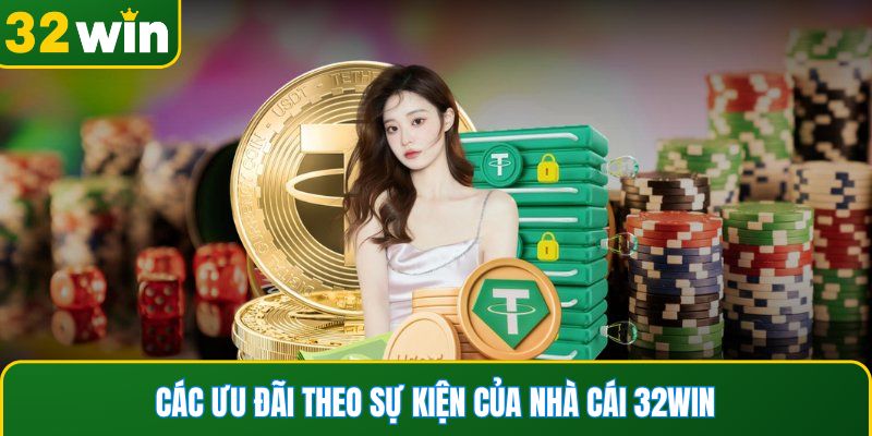 Các ưu đãi theo sự kiện của nhà cái
